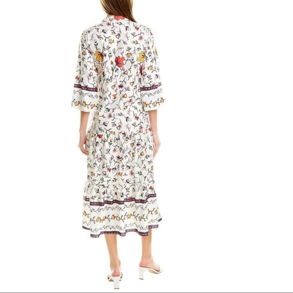 To My Lovers Maxi Dress Tiered Button Liberty Floral and Paisley - size medium - Picture 4 of 14